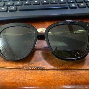 Women's Electric Sunglasses Wirecat Brown with Gold Accents on Frame 56 18 145